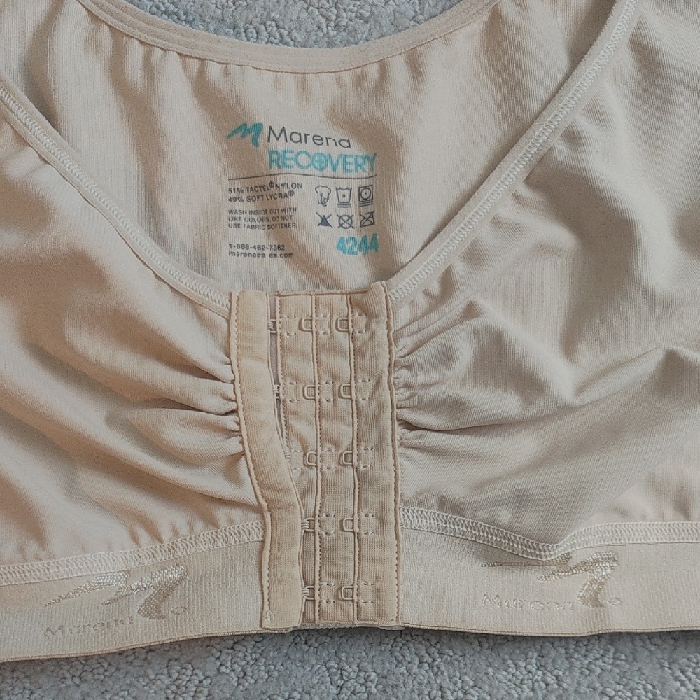 Beige Post-Surgery Bra - Picture 2 of 7